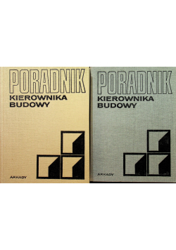 Poradnik Kierownika Budowy 2 Tomy