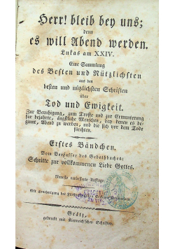 Herr bleib ben uns es will abend ok 1831 r