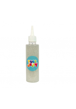 Żelowy płyn Tubi Jelly 150ml - Brokatowy srebrny