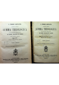 Summa Theologica 2 tomy 1922 r