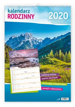 Kalendarz 2020 Ścienny - Rodzinny