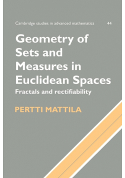 Geometry of Sets and Measures in Euclidean Spaces