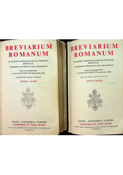 Brevarium Romanum Tom 1 i 2