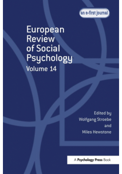 European Review of Social Psychology