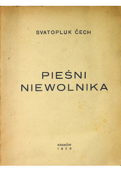 Pieśni Niewolnika 1929 r.