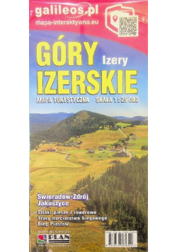 Mapa turystyczna Góry Izerskie 1:25 000