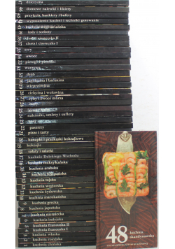 Encyklopedia kulinarna / Encyklopedia sztuki kulinarnej 44 książki