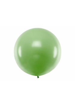 Balon okragły Pastel Green 1m