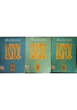 Św Grzegorz Listy 3 tomy