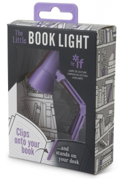 The Little Book Light - lampka do książki - liliowa