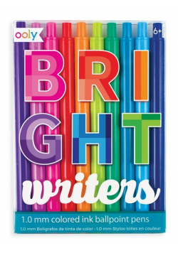 Kolorowe długopisy Bright Writers 10 kolorów