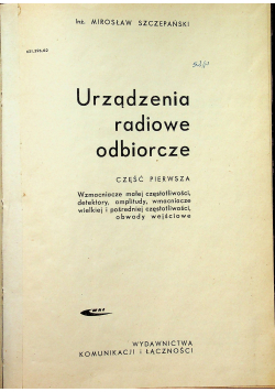 Urządzenia radiowe odbiorcze część 1