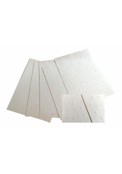 Karton 220g wytłaczany Gwiazdy 25x35cm 5ark biały