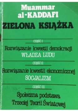 Zielona książka Część od I do III