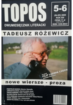 Topos Dwumiesięcznik literacki Nr 5 - 6
