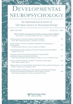 Measurement of Executive Function in Early Childhood