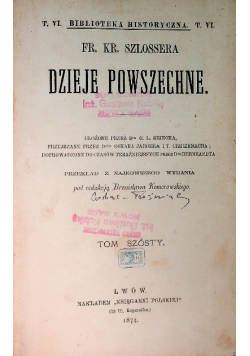 Dzieje Powszechne Tom 6, 1874 r.