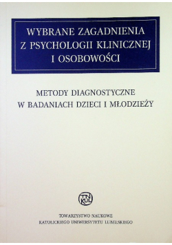 Metody diagnostyczne w badaniach dzieci i młodzieży