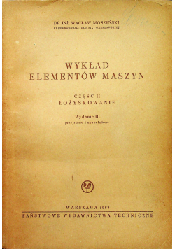 Wykład Elementów Maszyn II część