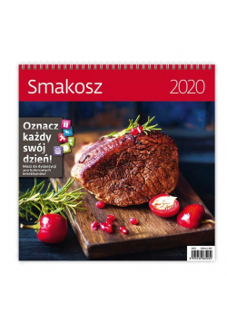 Kalendarz 2020 30x30cm Smakosz HELMA