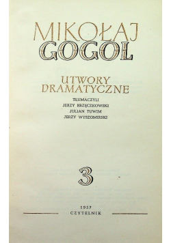 Utwory dramatyczne Tom 3