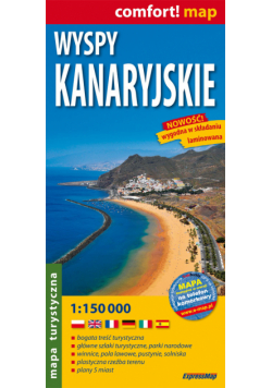 Wyspy Kanaryjskie mapa turystyczna 1:150 000