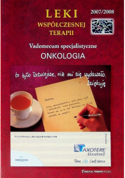 Leki współczesnej terapii Vademecum specjalistyczne Onkologia