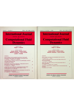 International Journal of Computational Fluid Dynamics Volume 1 i 2