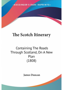 The Scotch Itinerary