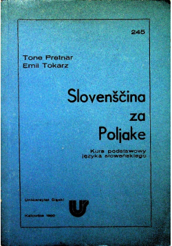 Kurs języka słoweńskiego Slovenscina za Poljake