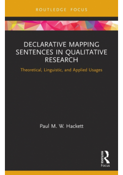 Declarative Mapping Sentences in Qualitative Research