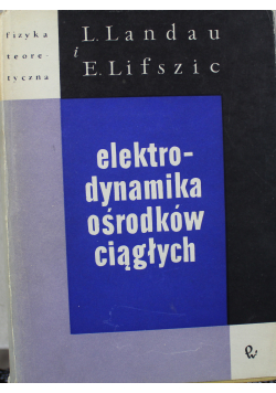 Elektrodynamika ośrodków ciągłych