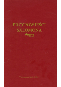 Cylkow Izaak - Przypowieści Salomona