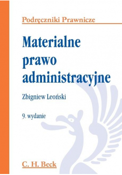 Materialne prawo administracyjne w.9