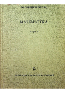 Matematyka Część 2