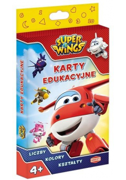 Super Wings. Karty edukacyjne. Liczby, kolory...
