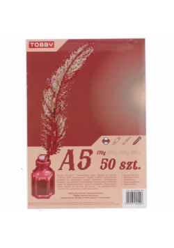 Papier Brystol 170g A5 50 ark.