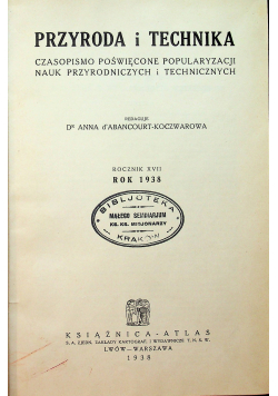 Przyroda i technika 1938r