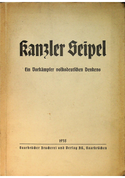 Kanzler Seipel 1935 r