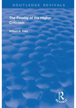 The Finality of the Higher Criticism