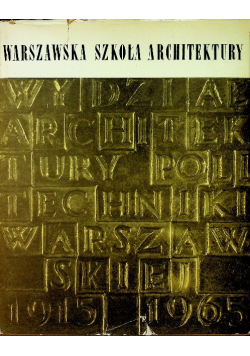 Warszawska Szkoła Architektury