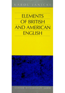 Elements of British and American english