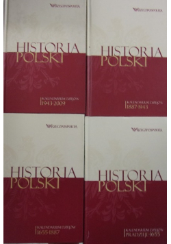 Historia Polski Kalendarium dziejów tom 1 do 4