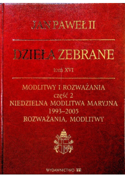 Dzieła Zebrane Tom XVI