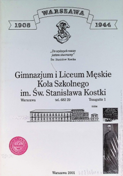 Gimnazjum i Liceum Męskie Koła Szkolnego im. Św, Stanisława Kostki