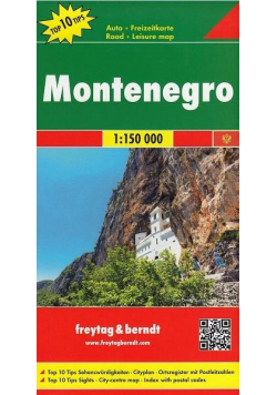 Mapa samochodowa - Montenegro 1:150 000
