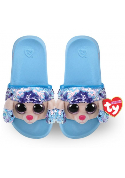 Ty Fashion cekinowe kapcie - Pudle tęczowe rozm.L