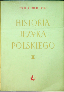 Historia języka polskiego Część II