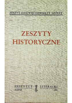 Zeszyty historyczne zeszyt 96