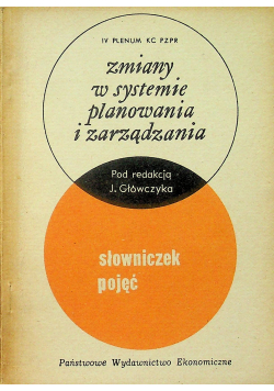 Zmiany w systemie planowania i zarządzania